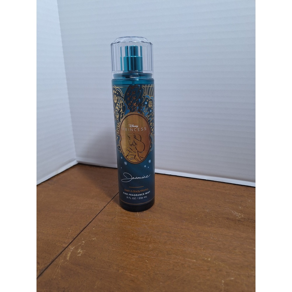 Bath & Body Works Disney Princess Jasmine Fine Fragrance Mist 8 oz Teal Gold